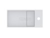 MIRAGGIO Umywalka TONI 450 L (MIRASOFT) 8814209